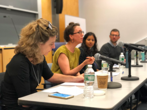 a discussion between WITNESS’s Yvette Alberdingk-Thijm, Columbia Law School’s Sarah Knuckey and Gulika Reddy, and the New School’s Adam Brown.