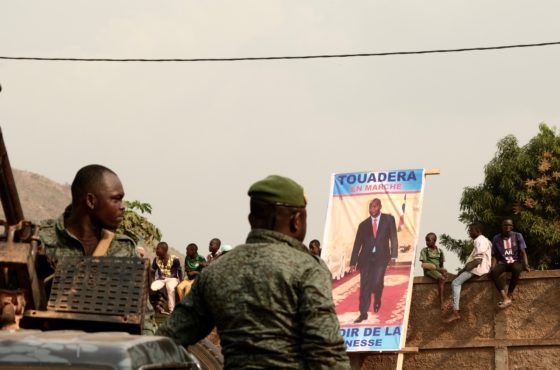 Soldiers in Central African Republic.