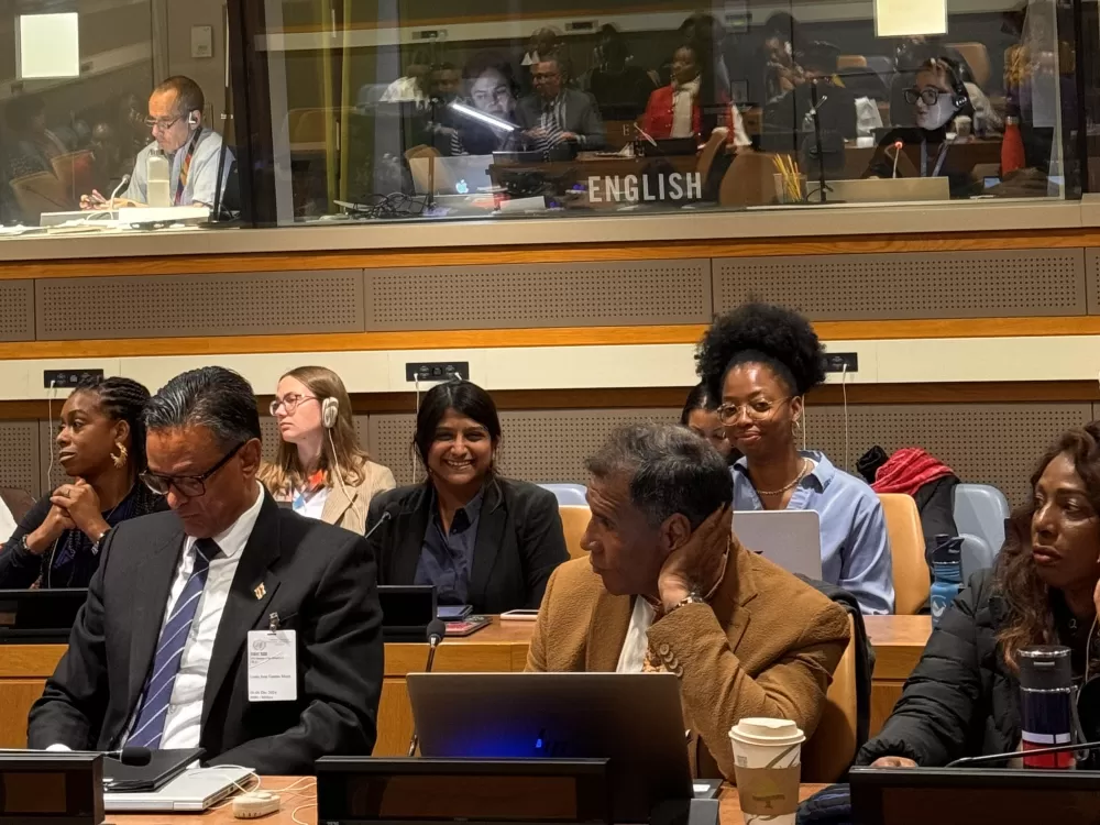 Muskan and Melody at UN